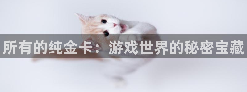 陕西db电竞子文化公司加我qq：所有的纯金卡：游戏世界的秘密宝藏